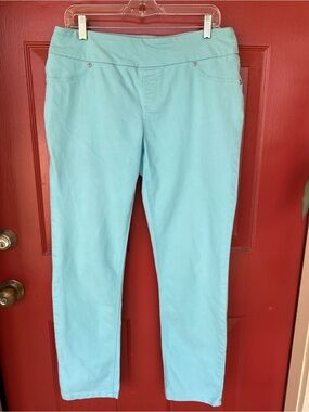 Peck & Peck Light Blue Slim Pants